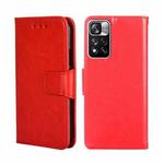 For Xiaomi Redmi Note 11 Pro 5G/11 Pro+ 5G Crystal Texture Leather Phone Case(Red)