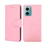 For Xiaomi Redmi Note 11E 5G CN/Redmi 10 5G Crystal Texture Leather Phone Case(Pink)