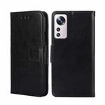 For Xiaomi 12 Pro Crystal Texture Leather Phone Case(Black)