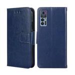 For TCL 30 5G / 30+ 5G Crystal Texture Leather Phone Case(Royal Blue)
