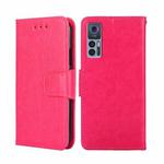 For TCL 30 5G / 30+ 5G Crystal Texture Leather Phone Case(Rose Red)