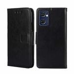 For TCL 30V 5G T781S Crystal Texture Leather Phone Case(Black)