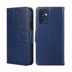 For TCL 30V 5G T781S Crystal Texture Leather Phone Case(Royal Blue)