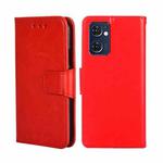 For TCL 30V 5G T781S Crystal Texture Leather Phone Case(Red)