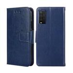 For TCL 205 Crystal Texture Leather Phone Case(Royal Blue)