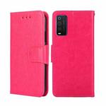 For TCL 205 Crystal Texture Leather Phone Case(Rose Red)