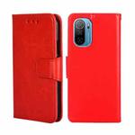 For Ulefone Note 13P Crystal Texture Leather Phone Case(Red)