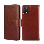 For UMIDIGI A11 Crystal Texture Leather Phone Case(Brown)