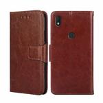 For Alcatel Axel / Lumos Crystal Texture Leather Phone Case(Brown)