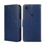 For Alcatel Axel / Lumos Crystal Texture Leather Phone Case(Royal Blue)
