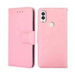 For Kyocera Android One S9/Digno Sanga Edition Crystal Texture Leather Phone Case(Pink)