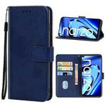 For OPPO Realme Narzo 50 Pro Leather Phone Case(Blue)