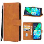 For Infinix Note 12 G96 Leather Phone Case(Brown)