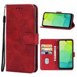 For Ulefone Note 6T Leather Phone Case(Red)
