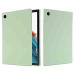 For Samsung Galaxy Tab A8 10.5 2021 Solid Color Liquid Silicone Shockpoof Tablet Case(Green)