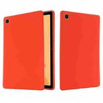 For Samsung Galaxy Tab A7 2020 Solid Color Liquid Silicone Shockpoof Tablet Case(Red)