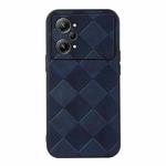 For OPPO K10 Pro 5G Weave Plaid PU Phone Case(Blue)
