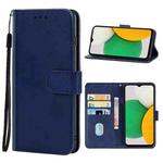 For Samsung Galaxy A03 EU Version 166.5mm Leather Phone Case(Blue)