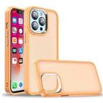 For iPhone 13 Pro Charm Pupil Frosted Skin Feel Phone Case (Yellow)
