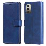 For Nokia G21 / G11 Classic Calf Texture Flip Leather Phone Case(Blue)