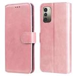 For Nokia G21 / G11 Classic Calf Texture Flip Leather Phone Case(Rose Gold)