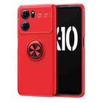 For OPPO K10 Metal Ring Holder TPU Phone Case(Red)