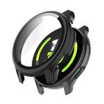 For OPPO Realme Watch T1 PC + Tempered Glass Watch Protective Case(Black)