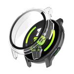 For OPPO Realme Watch T1 PC + Tempered Glass Watch Protective Case(Transparent)