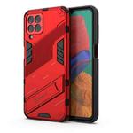For Samsung Galaxy M33 5G Global Punk Armor 2 in 1 PC + TPU Phone Case(Red)