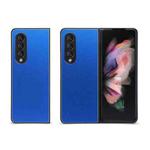 For Samsung Galaxy Z Fold3 5G Aluminum Alloy Folding Phone Case(Blue)