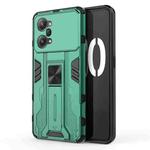 For OPPO K10 Pro Supersonic PC + TPU Shock-proof Protective Phone Case with Holder(Green)