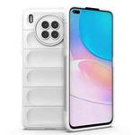 For Huawei Nova 8i Magic Shield TPU + Flannel Phone Case(White)