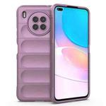For Huawei Nova 8i Magic Shield TPU + Flannel Phone Case(Purple)