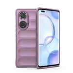 For Huawei Nova 9 Pro/Honor 50 Pro Magic Shield TPU + Flannel Phone Case(Purple)
