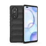 For Huawei Nova 9 Pro/Honor 50 Pro Magic Shield TPU + Flannel Phone Case(Black)