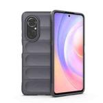 For Huawei Nova 9 SE/Honor 50 SE Magic Shield TPU + Flannel Phone Case(Dark Grey)