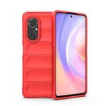 For Huawei Nova 9 SE/Honor 50 SE Magic Shield TPU + Flannel Phone Case(Red)