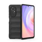 For Huawei Nova 9 SE/Honor 50 SE Magic Shield TPU + Flannel Phone Case(Black)