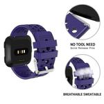 For FITBIT Versa Breathable Watch Band(Navy Blue)