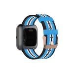 For FITBIT Versa Canvas Watch Band(Black Sky)