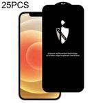 For iPhone 12 / 12 Pro 25pcs Shield Arc Tempered Glass Film