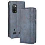 For Ulefone Armor X10 / X10 Pro Magnetic Buckle Retro Texture Leather Phone Case(Blue)