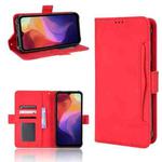 For Ulefone Power Armor 14 / 14 Pro Skin Feel Calf Texture Card Slots Leather Phone Case(Red)