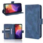 For Ulefone Power Armor 14 / 14 Pro Skin Feel Calf Texture Card Slots Leather Phone Case(Blue)