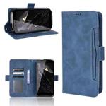 For Oukitel WP18 Skin Feel Calf Texture Card Slots Leather Phone Case(Blue)