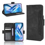 For OnePlus Ace 5G / 10R Skin Feel Calf Texture Card Slots Leather Phone Case(Black)