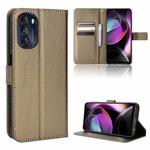 For Motorola Moto G 5G 2022 Diamond Texture Leather Phone Case(Brown)