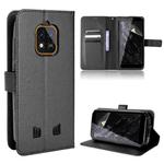 For Oukitel WP18 Diamond Texture Leather Phone Case(Black)