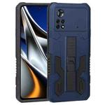 For Xiaomi Poco X4 Pro 5G All Inclusive Double-color TPU + PC Phone Case(Blue)