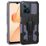 For OPPO Realme C31 Armor Warrior PC + TPU Phone Case(Grey)